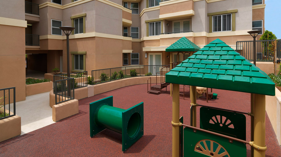 Playground area at Alta Vista in Los Angeles, California