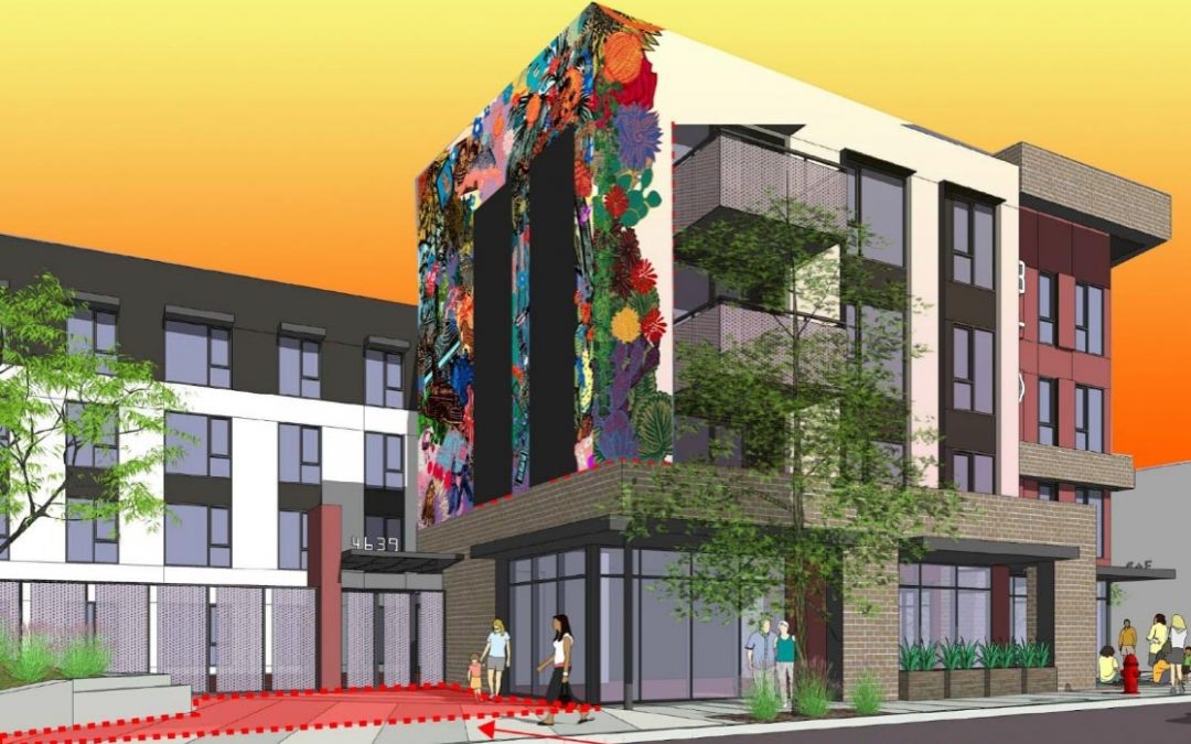 National CORE Commissions Public Art Mural On 3rd & Dangler Affordable Housing Project
