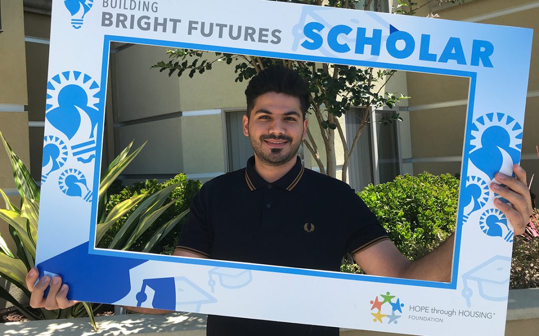 Mazier, resident at Vista Terraza, is a Building Bright Futures scholarship recipient
